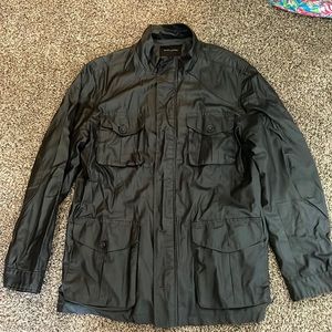Mens Banana Republic waxed canvas jacket size Large